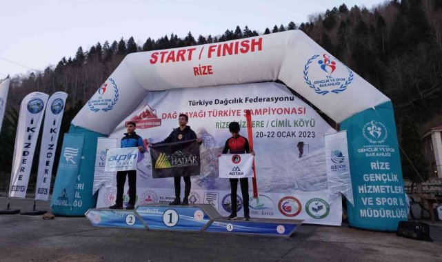 HADAK sporcuları Rize İkizdere'den 5 madalya ile döndü