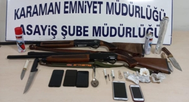 Karaman’da değişik suçlardan aranan 2 kişi yakalandı