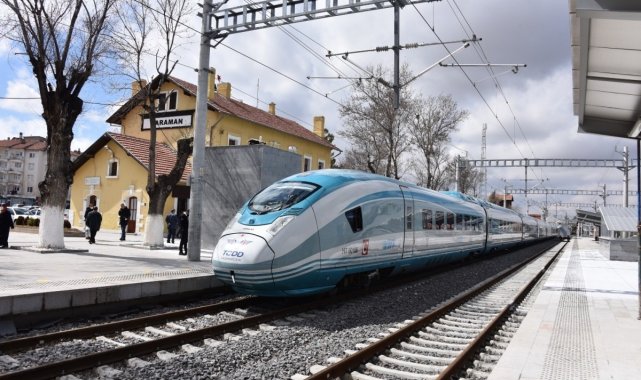 Karaman YHT hattını 1 milyon 194 bini aşkın yolcu kullandı