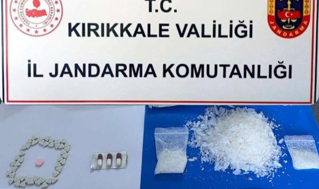 Kırıkkale'de uyuşturucu madde ile yakalanan şahıs tutuklandı