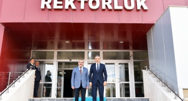 VALİ TUNCAY AKKOYUN’DAN REKTÖR GAVGALI’YA HAYIRLI OLSUN ZİYARETİ