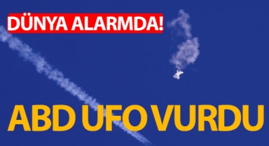 ABD UFO vurdu! Tüm dünya şokta