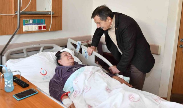 Başkan Ataç'tan depremzedelere geçmiş olsun ziyareti