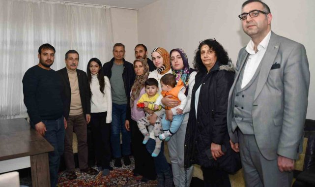 Başkan Ataç'tan depremzedelere ziyaret