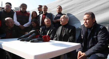 Başkan Böcek, üçüncü kez deprem bölgesinde