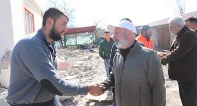 Başkan Çolakbayrakdar, bu seferde meclis üyeleriyle deprem bölgesinde