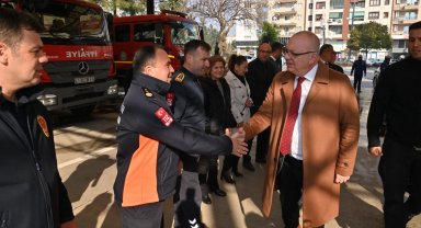 Başkan Ergün, afet bölgesinden dönen itfaiye ekipleriyle bir araya geldi