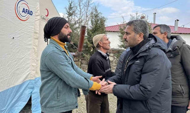 Başkan Eroğlu, depremzede köylülerle bir araya geldi