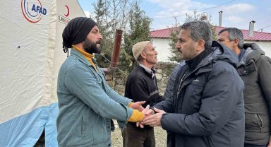 Başkan Eroğlu, depremzede köylülerle bir araya geldi