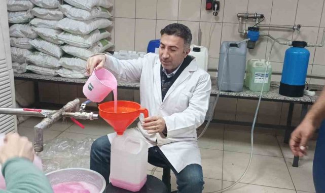 Batman Üniversitesinden deprem bölgelerine sıvı sabun desteği
