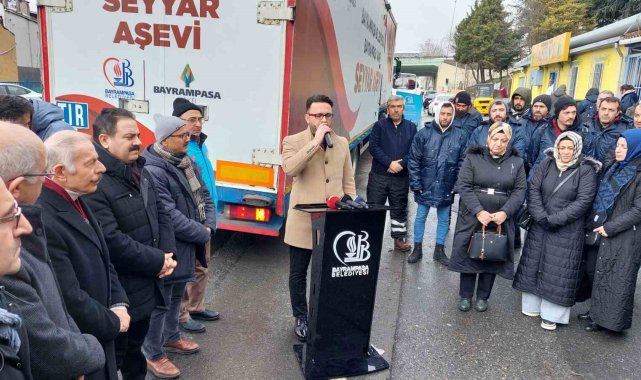 Bayrampaşa'dan mobil mutfak tırı deprem bölgesine yola çıktı