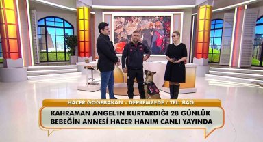 Bebeğiyle enkazdan kurtarılan anneden duygulandıran sözler