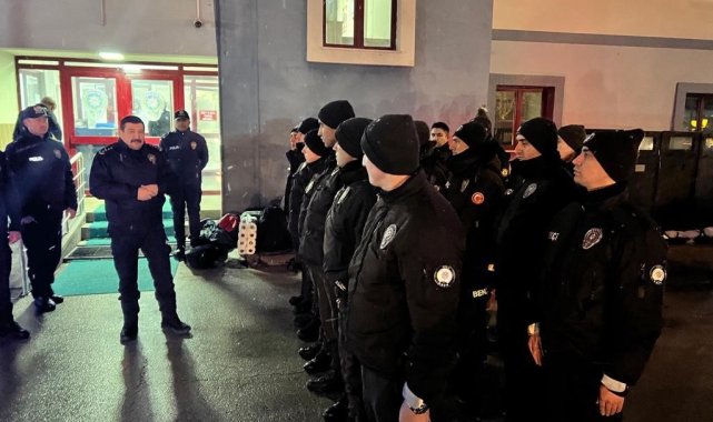 Bolu'dan deprem bölgesine 23 bekçi gönderildi