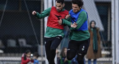 Bursaspor çift idman yaptı