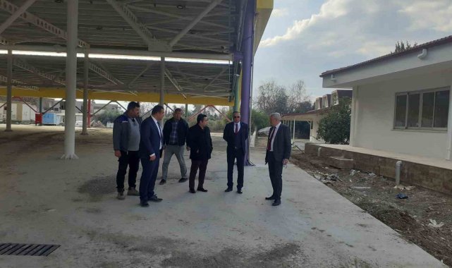 Çamyuva kapalı pazar yerinde sona doğru