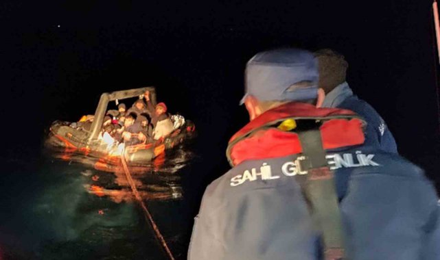 Datça ve Marmaris'te 42 düzensiz göçmen kurtarıldı