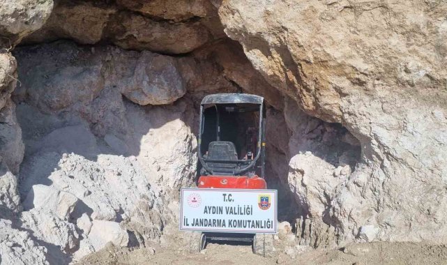 Didim'de kaçak kazı operasyonu: 5 gözaltı