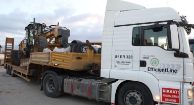 Düzce'den deprem bölgelerine bin 564 personel ve 388 araç desteği gönderildi