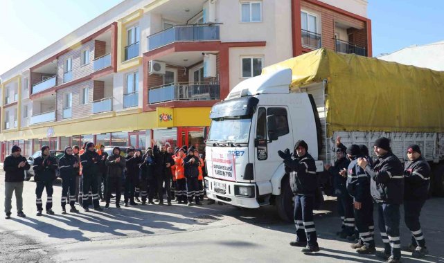 Efeler'den deprem bölgesine yardımlar devam ediyor
