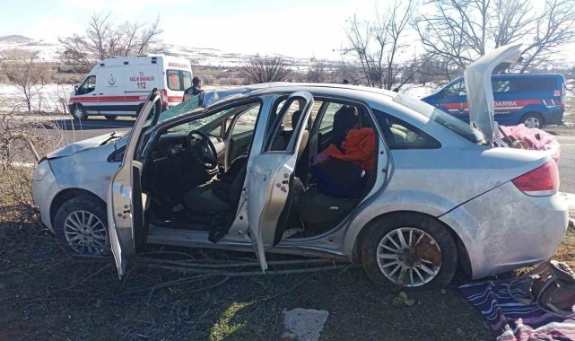 Elazığ'da trafik kazası: 2 yaralı