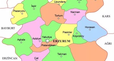 Erzurum ilçe nüfusları açıklandı
