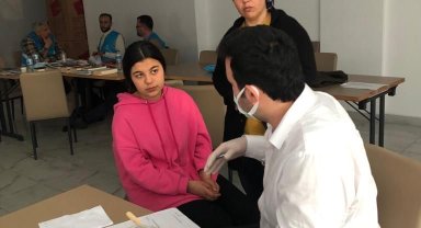 Gazipaşa'da depremzedelere yerinde sağlık hizmeti