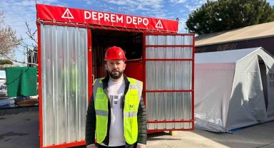 Genç girişimcinin ürettiği 'Deprem Depo' projesi büyük ilgi görüyor