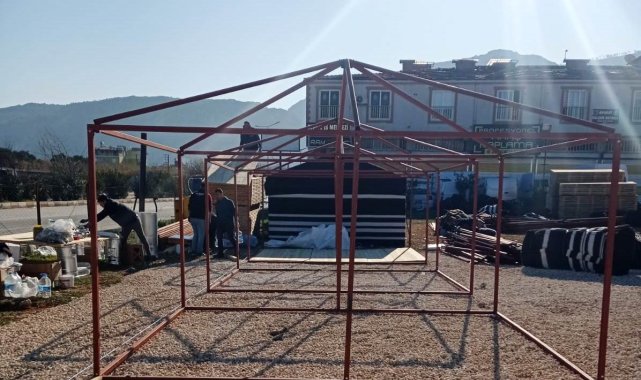 Hatay'da 'Bozdoğan Kıl Çadır Kenti' kuruluyor