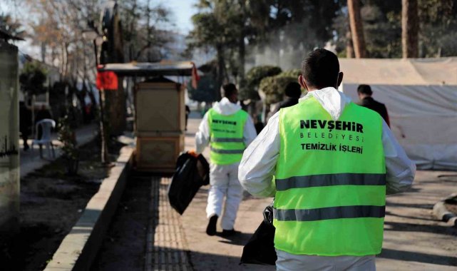 Hatay'ı Nevşehir Belediyesi temizliyor