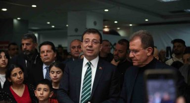 İBB Başkanı Ekrem İmamoğlu Mersin'de