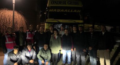 Kahramanmaraş'ta kurulacak aşevi için yola çıktılar