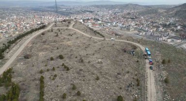Kahveci Dağı'ndaki 'Nevşehir Kent Ormanı' yenileniyor