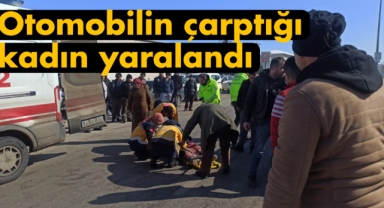 Karaman'da otomobil yayaya çarptı