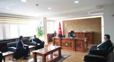 Kardeş Şehir Misrata'dan Kayseri Büyükşehir'e 'geçmiş olsun' ziyareti