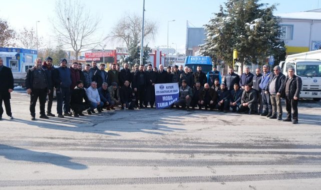 Kayserili sanayicilerden deprem bölgesine araç tamir ve bakım ekibi