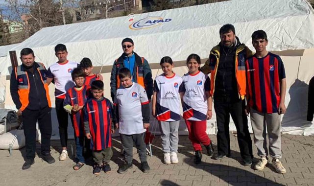 Kırıkkalespor, depremzede çocuklar için seferber oldu