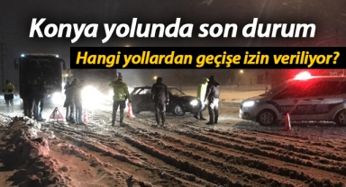 Konya-Karaman yolunda son durum