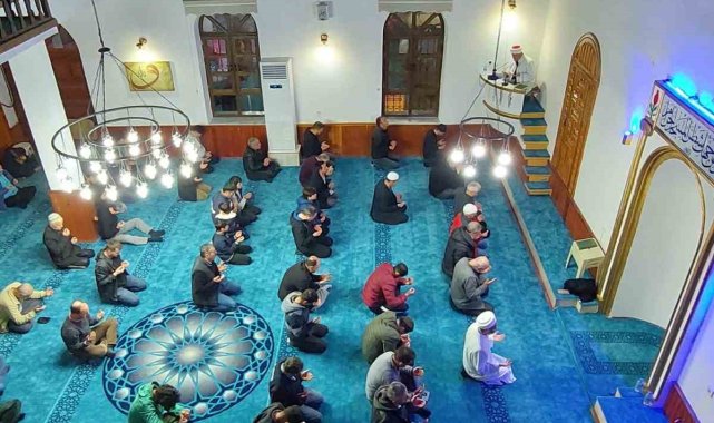 Köyceğiz'de Miraç Kandili dualarla eda edildi
