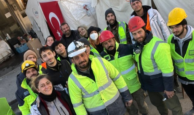 Marmaris Arama Kurtarma ekibi deprem bölgesinde çalışmaya devam ediyor