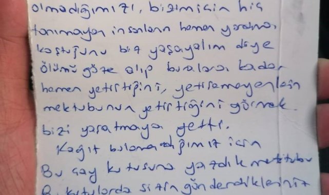 Minik İbrahim'in yürekleri ısıtan mektubuna depremzede büyüklerinden duygu dolu cevap geldi
