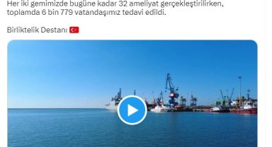 MSB: "Bayraktar ve Sancaktar gemilerinde depremzedelerin tedavileri sürüyor"