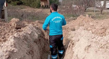 Nevşehir Belediye ekipleri çadır kent alt yapı çalışmalarına aralıksız devam ediyor