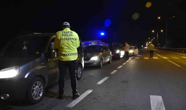 Ordu'da trafik denetimleri sürüyor
