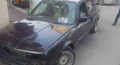 Plakasız araçla 'drift' atan sürücüye ceza yağdı