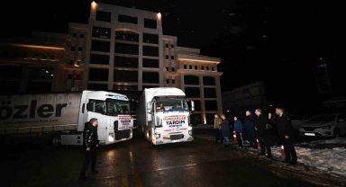 Pursaklar'dan deprem bölgelerine yardım seferberliği