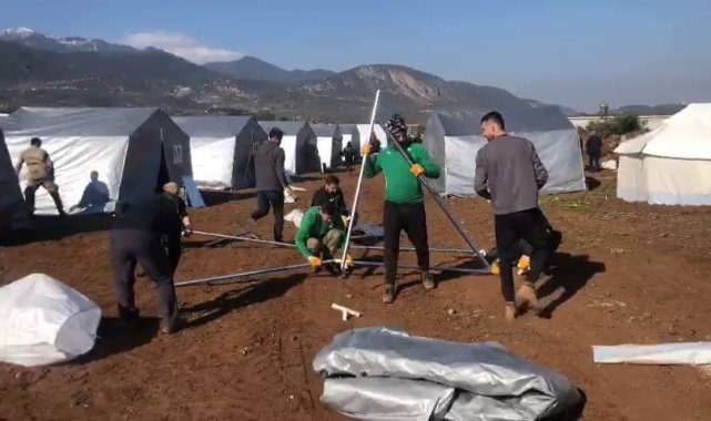 Sakaryaspor'dan deprem bölgesine çadır kent