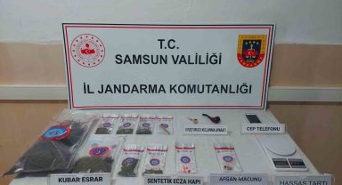 Samsun'da uyuşturucu operasyonu: 3 gözaltı