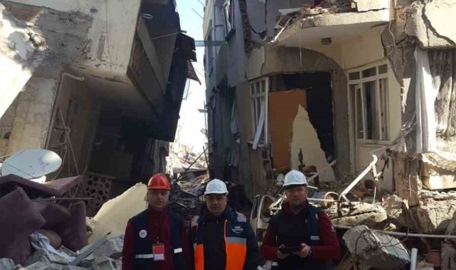 SCÜ akademisyenleri Hatay'da hasar tespiti yapıyor