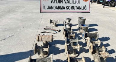 Söke'de demir hırsızları kovalamaca sonucu yakalandı