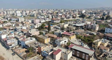 Suriye sınırındaki Reyhanlı, depremler sonrası havadan görüntülendi